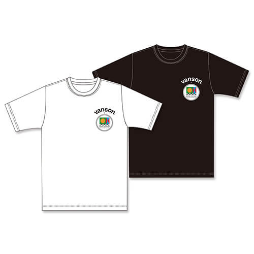 VANSON Tシャツ：各4,290円(税込) COLOR：ホワイト・ブラック SIZE：M・L・XL・XXL
